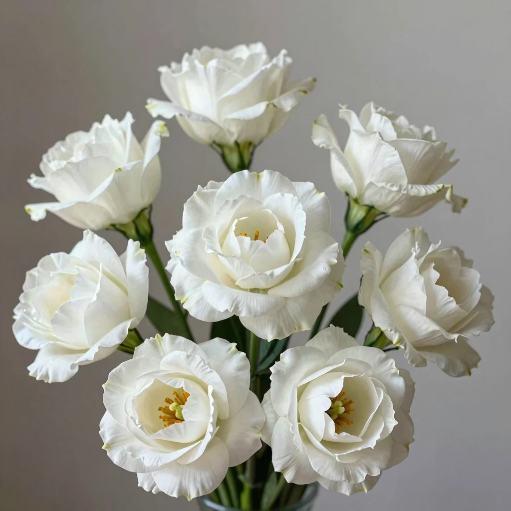 Serenity arrangement premium white flowers